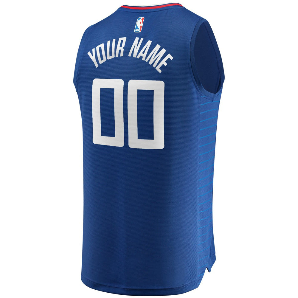 NBA LA Clippers Youth Fast Break Custom Replica Jersey Royal