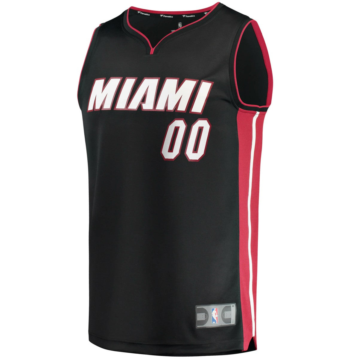 NBA Miami Heat Youth Fast Break Custom Replica Jersey Black
