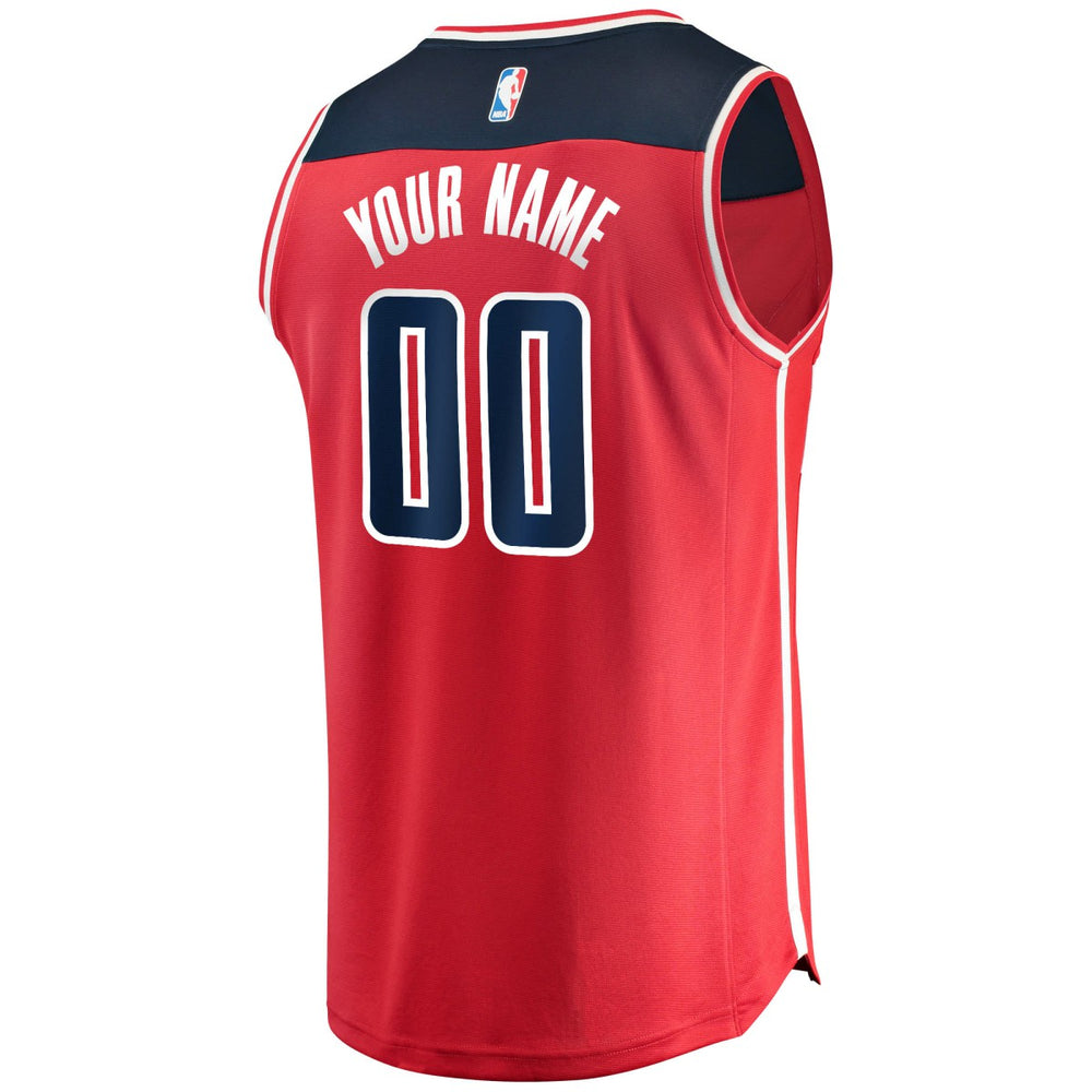 NBA Washington Wizards Youth Fast Break Custom Replica Jersey Red