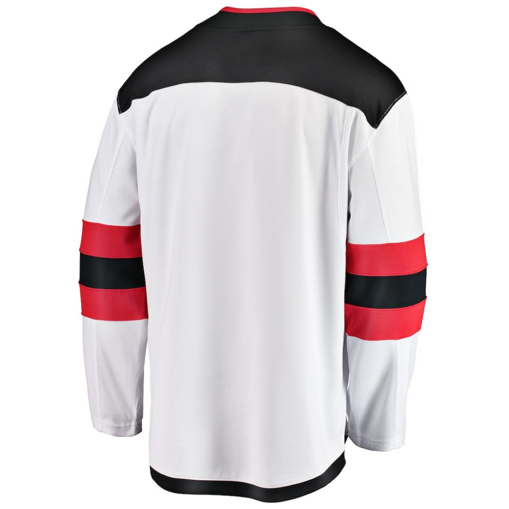 NHL White New Jersey Devils Fanatics Youth Away Breakaway Jersey