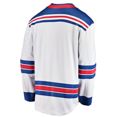 NHL White New York Rangers Fanatics Youth Away Breakaway Jersey