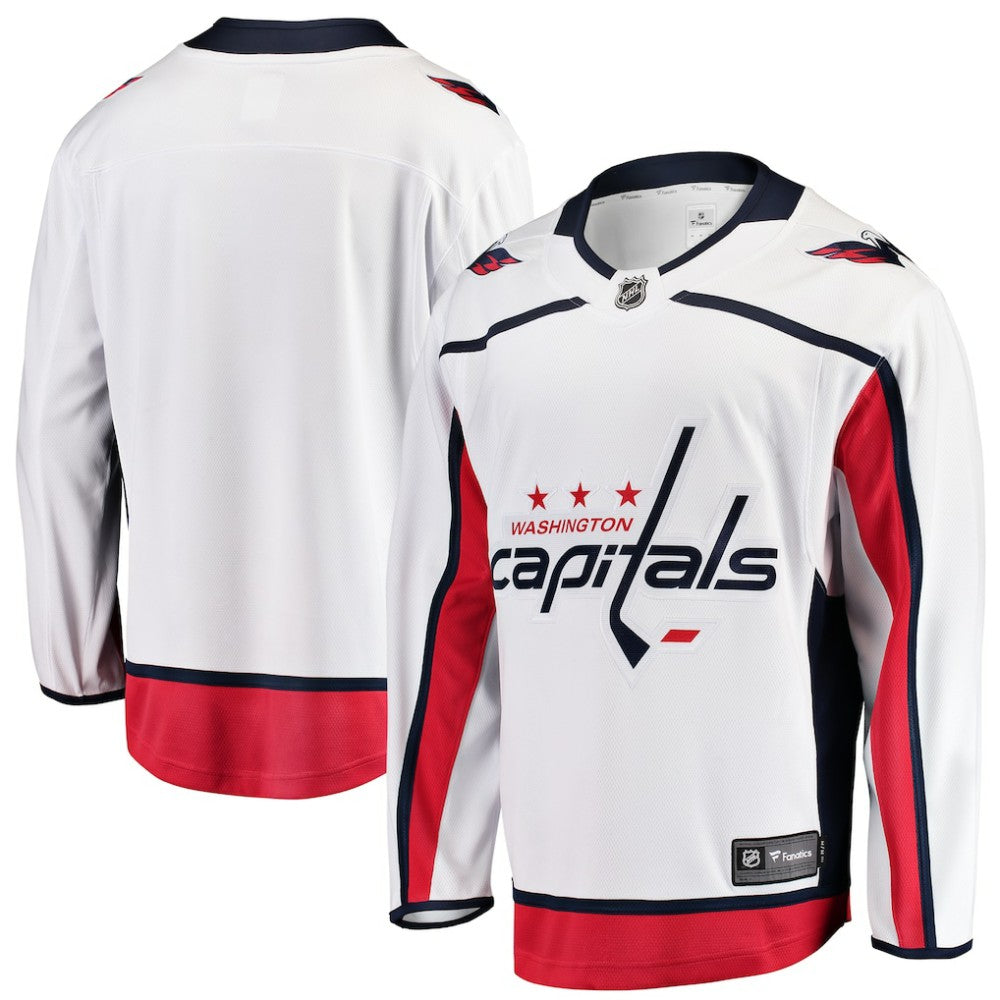 NHL White Washington Capitals Fanatics Youth Away Breakaway Jersey