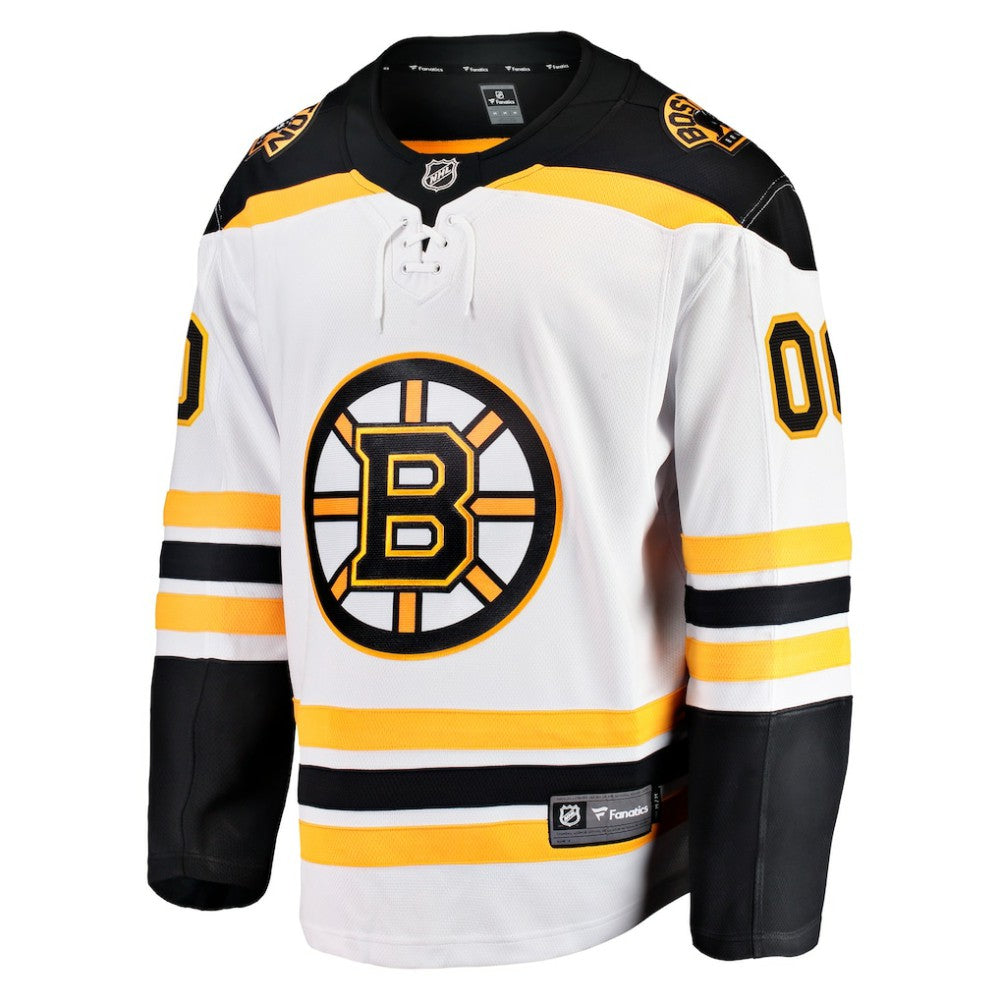 NHL White Boston Bruins Fanatics Away Breakaway Custom Jersey