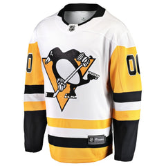 NHL White Pittsburgh Penguins Fanatics Away Breakaway Custom Jersey