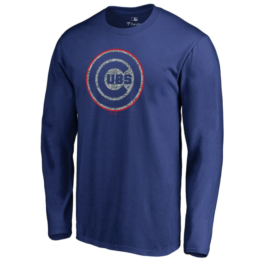 MLB Chicago Cubs Static Logo Long Sleeve T-Shirt