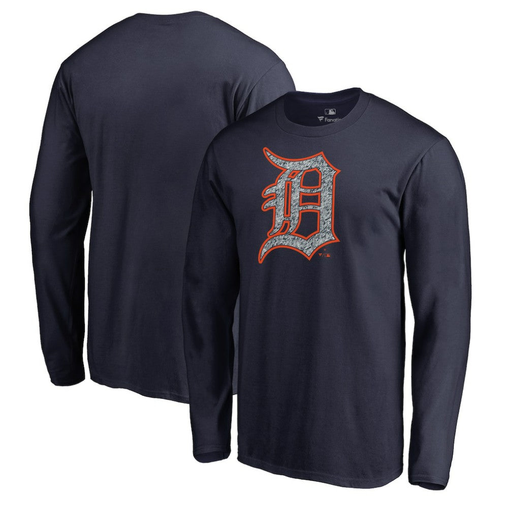 MLB Detroit Tigers Static Logo Long Sleeve T-Shirt