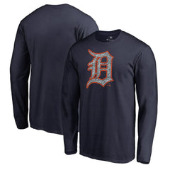 MLB Detroit Tigers Static Logo Long Sleeve T-Shirt