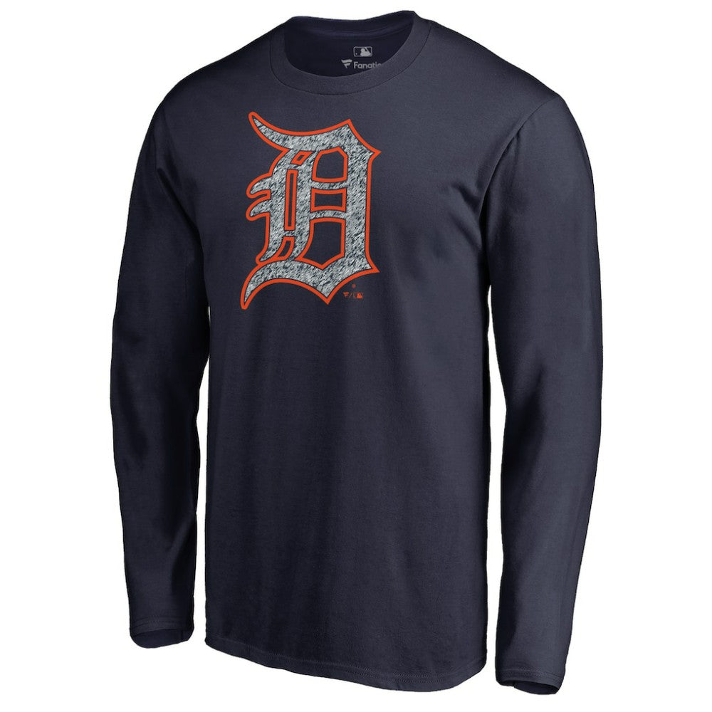 MLB Detroit Tigers Static Logo Long Sleeve T-Shirt