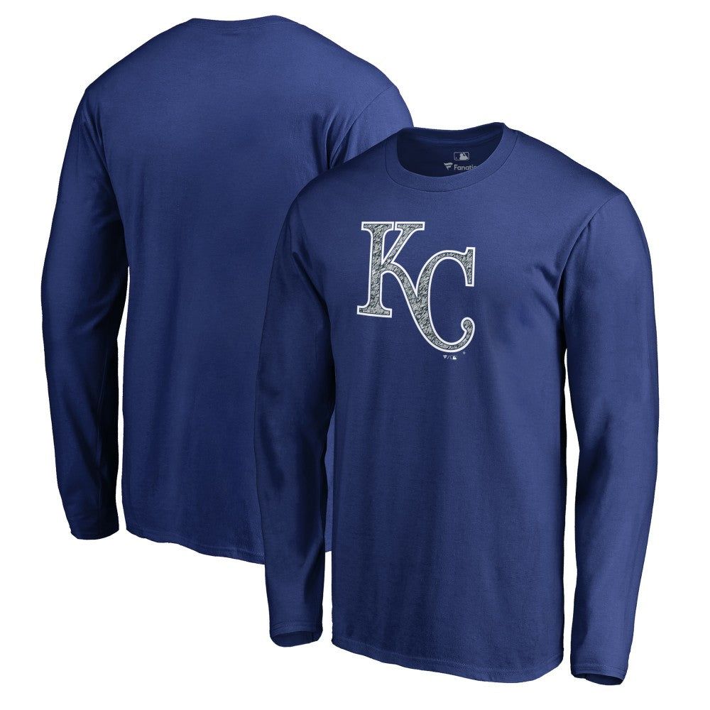 MLB Kansas City Royals Static Logo Long Sleeve T-Shirt