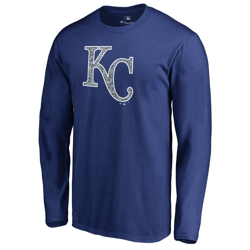 MLB Kansas City Royals Static Logo Long Sleeve T-Shirt