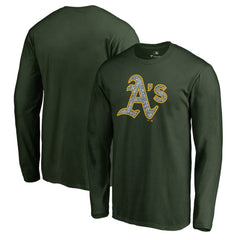 MLB Athletics Static Logo Long Sleeve T-Shirt