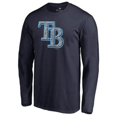 MLB Tampa Bay Rays Static Logo Long Sleeve T-Shirt