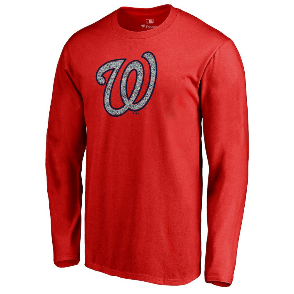 MLB Washington Nationals Static Logo Long Sleeve T-Shirt