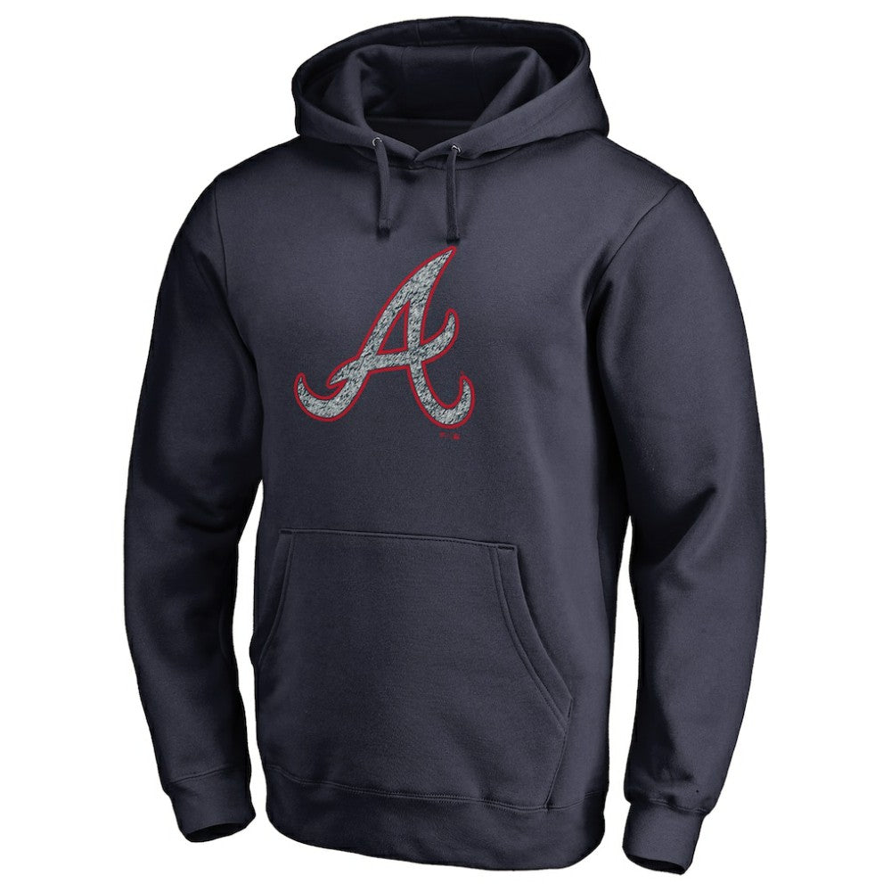 MLB Atlanta Braves Static Logo Pullover Hoodie