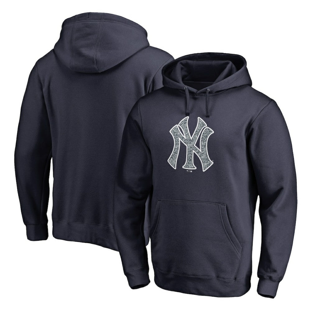 MLB New York Yankees Static Logo Pullover Hoodie