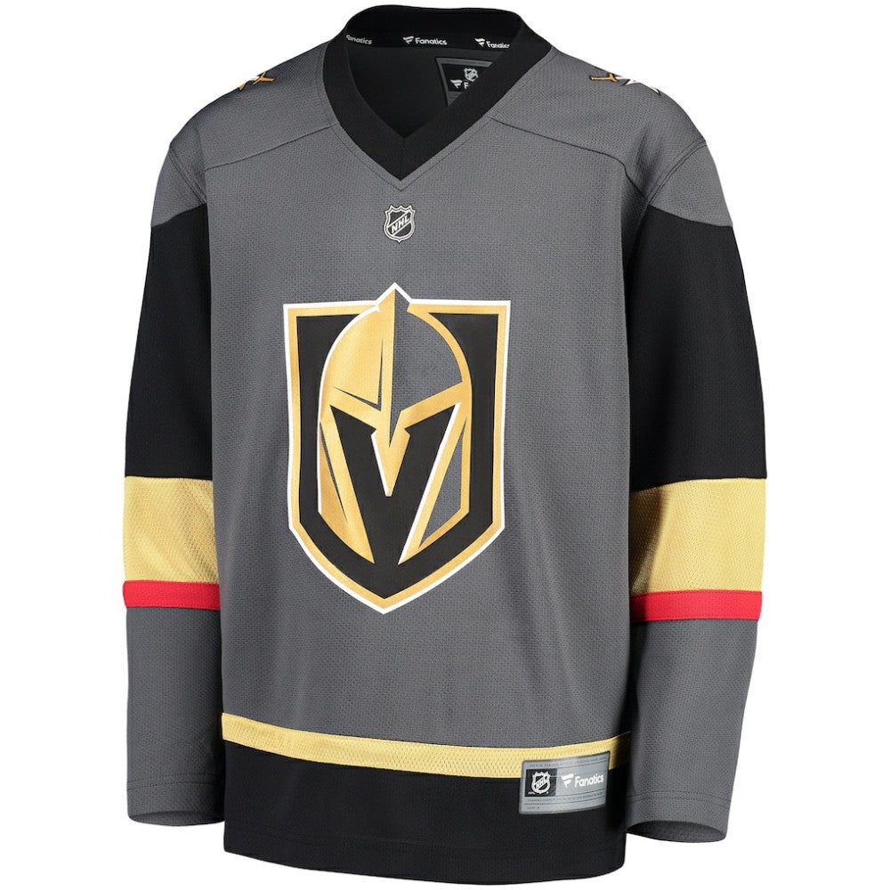 NHL Black Vegas Golden Knights Fanatics Youth Alternate Replica Blank Jersey