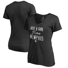 NBA Memphis Grizzlies Women's Just a Girl V-Neck T-Shirt