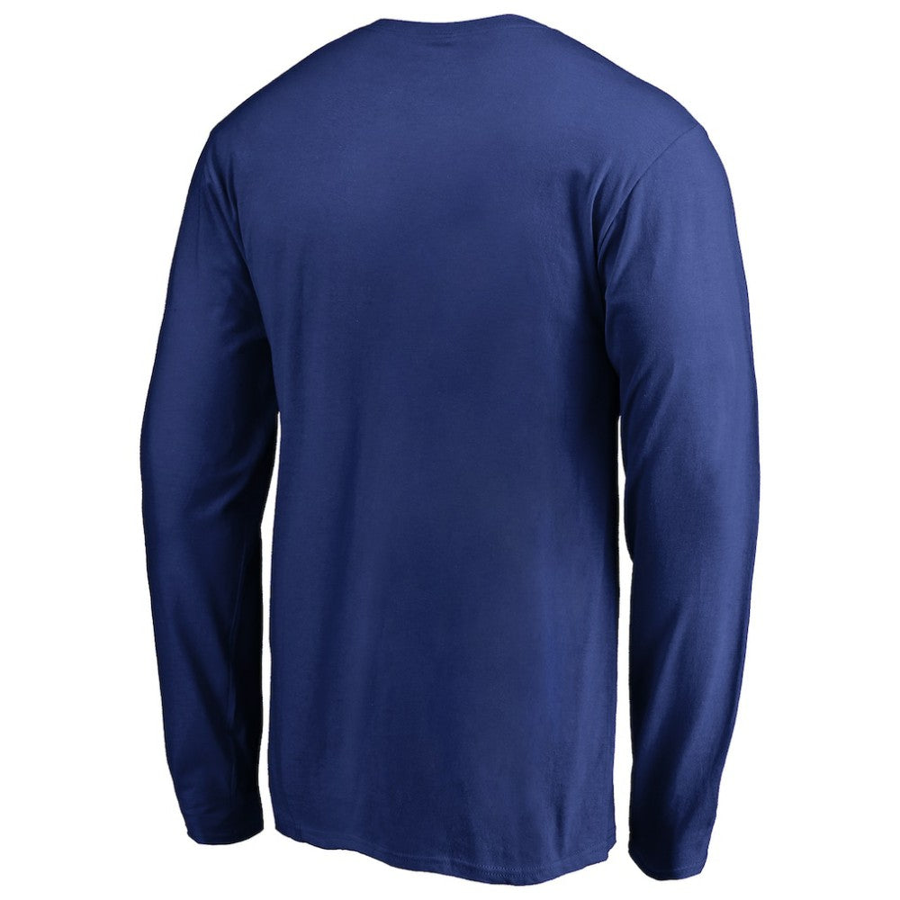 NHL Blue Tampa Bay Lightning Static Logo Long Sleeve T-Shirt