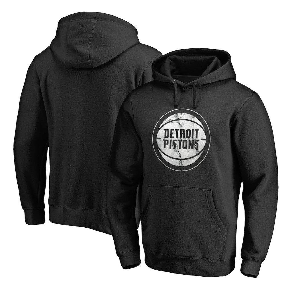 NBA Detroit Pistons Marble Logo Pullover Hoodie