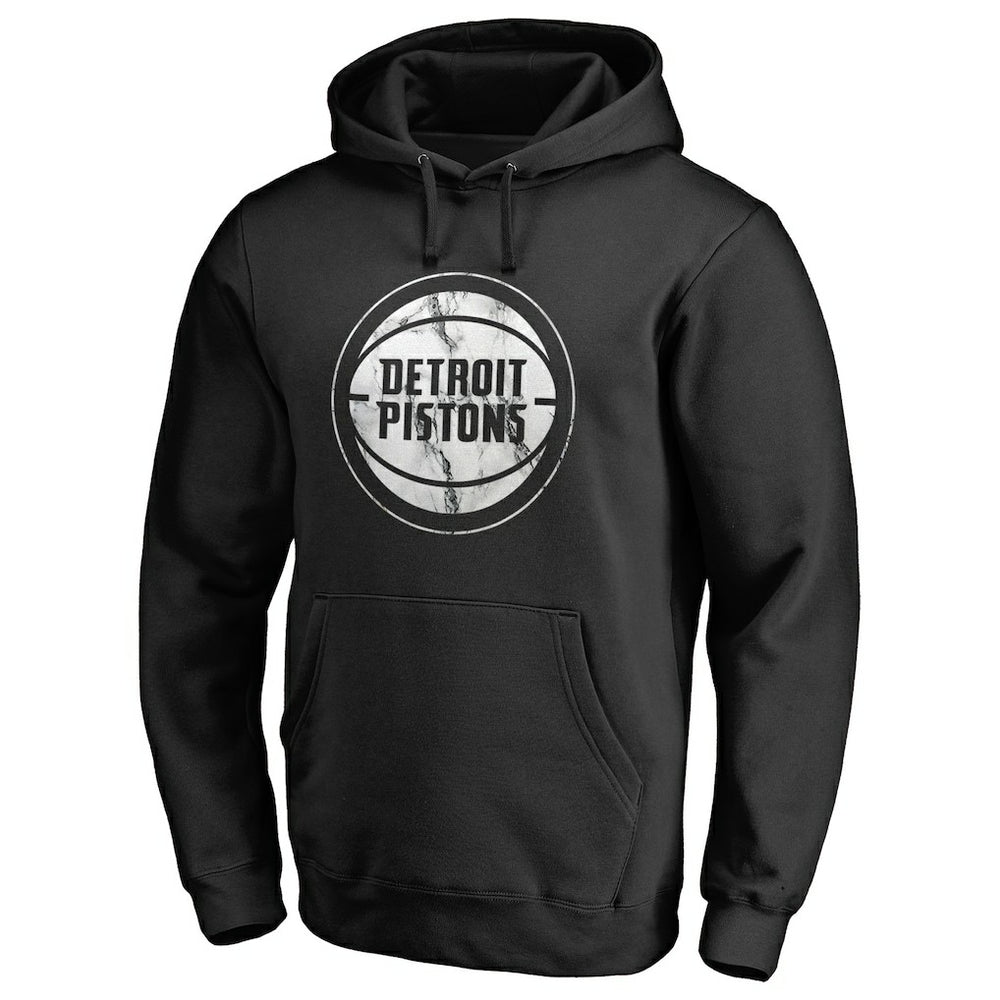 NBA Detroit Pistons Marble Logo Pullover Hoodie