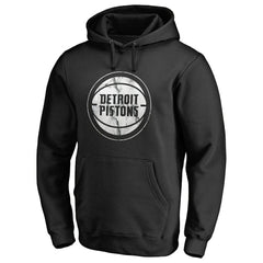 NBA Detroit Pistons Marble Logo Pullover Hoodie