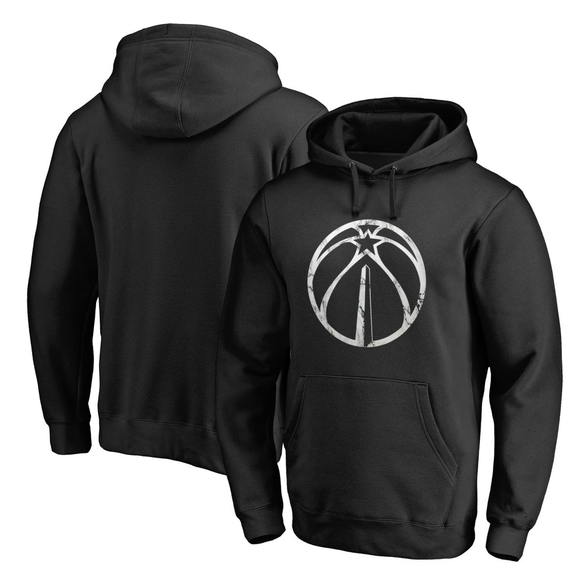 NBA Washington Wizards Marble Logo Pullover Hoodie