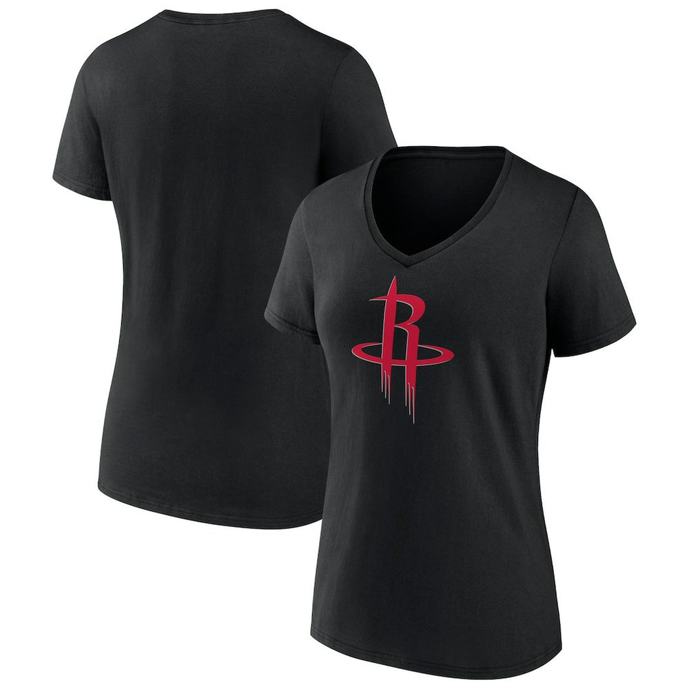 NBA Houston Rockets Women's Primary Logo V-Neck T-Shirt sale