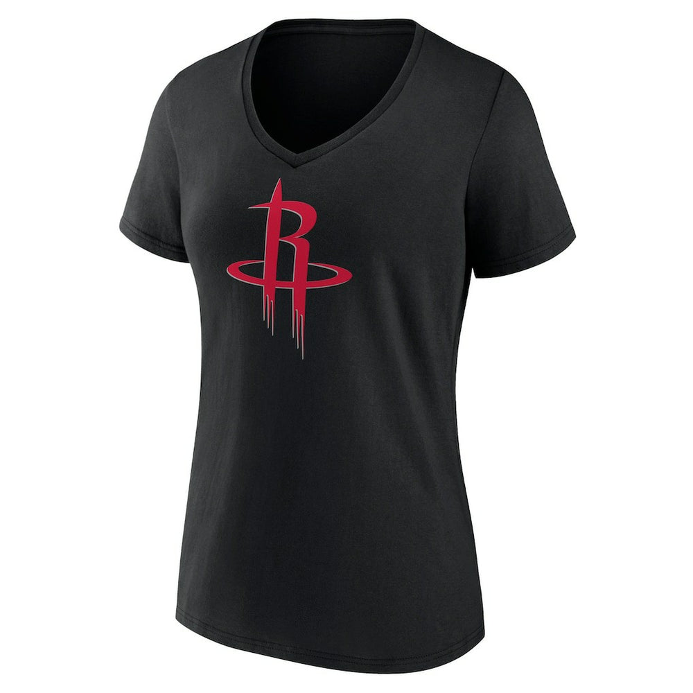 NBA Houston Rockets Women's Primary Logo V-Neck T-Shirt sale