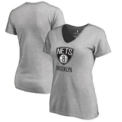 NBA Brooklyn Nets Women's Primary Logo V-Neck T-Shirt