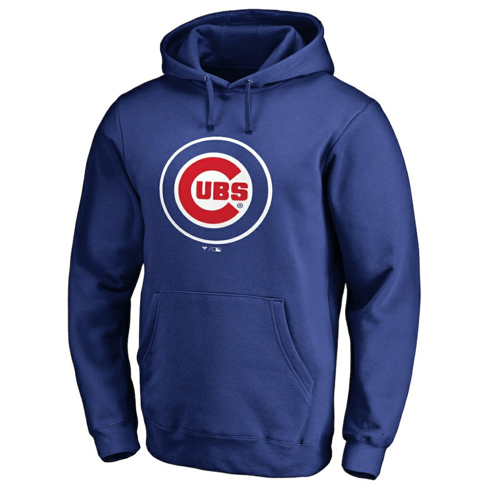 MLB Chicago Cubs Official Wordmark Fitted Pullover Hoodie