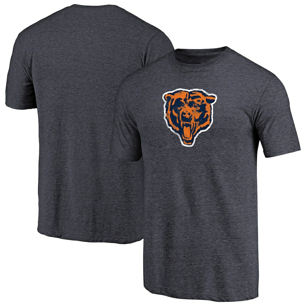 Throwback Logo Tri-Blend T-Shirt - Chicago Bears