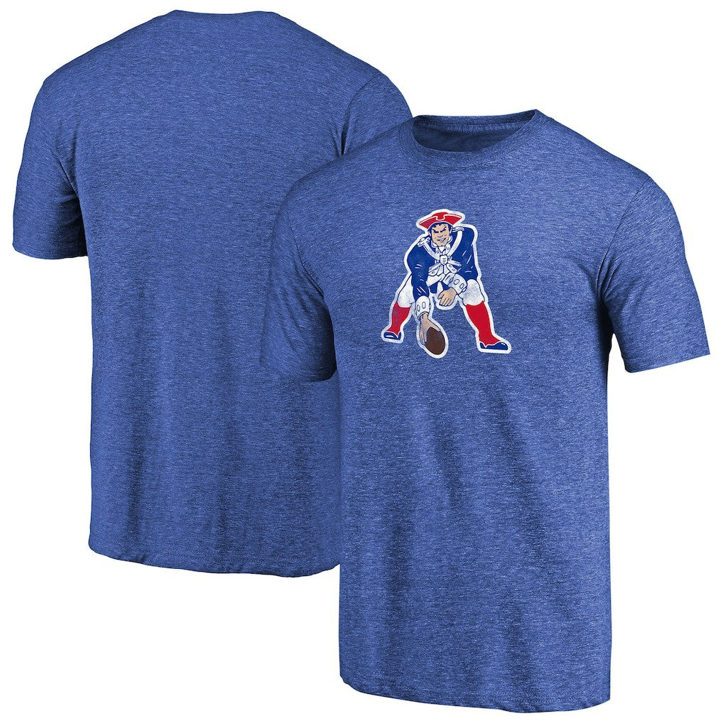 Throwback Logo Tri-Blend II T-Shirt - New England Patriots