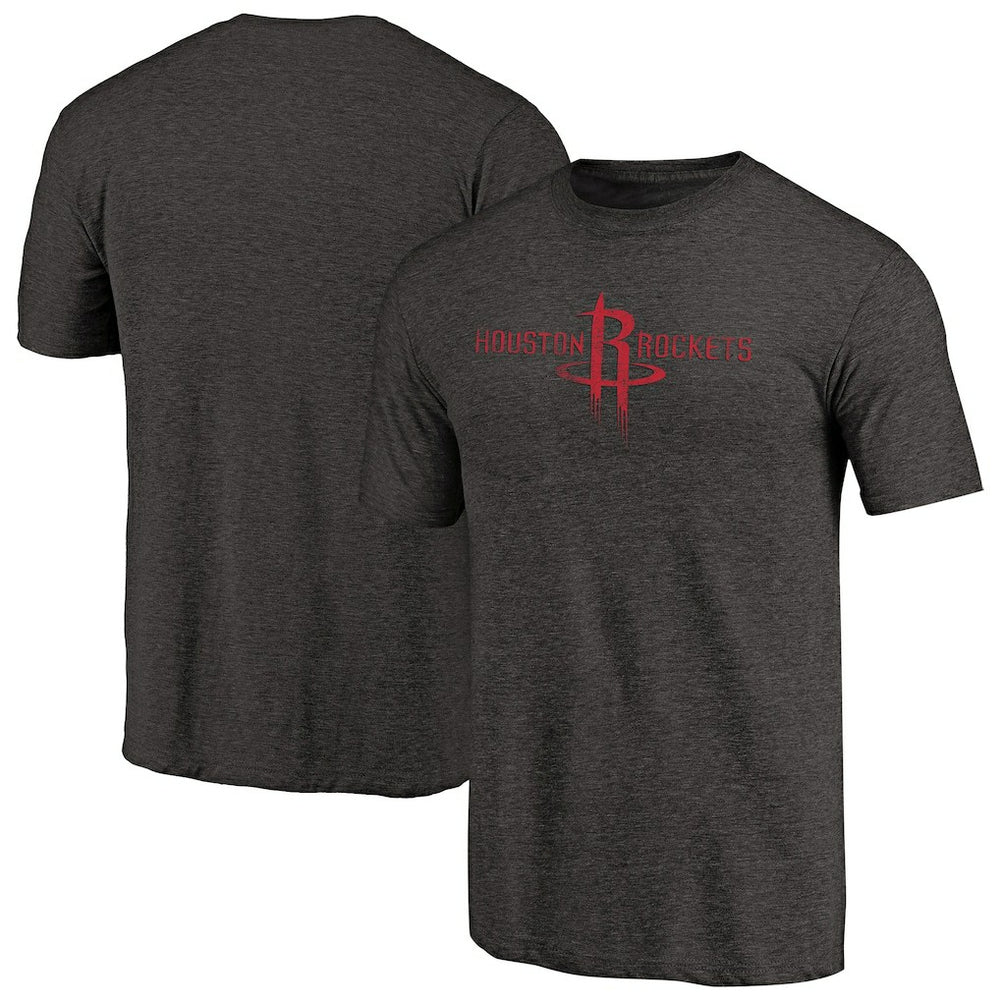 NBA Houston Rockets Distressed Logo Tri-Blend T-Shirt