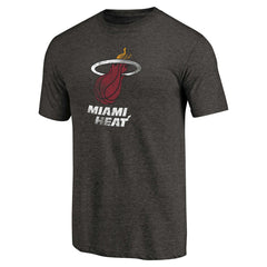 NBA Miami Heat Distressed Logo Tri-Blend T-Shirt
