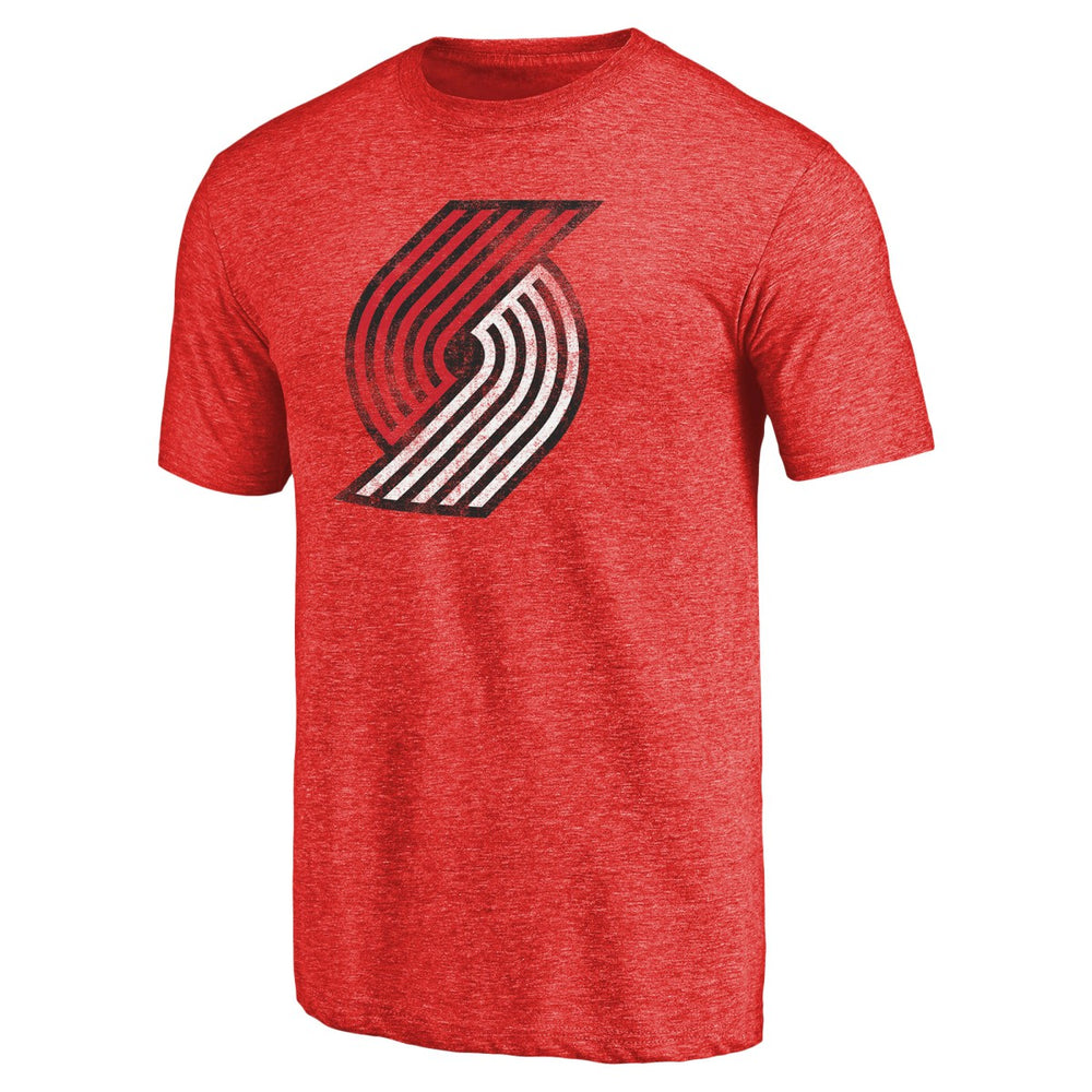 NBA Portland Trail Blazers Distressed Logo Tri-Blend T-Shirt