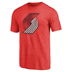 NBA Portland Trail Blazers Distressed Logo Tri-Blend T-Shirt