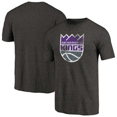NBA Sacramento Kings Distressed Logo Tri-Blend T-Shirt