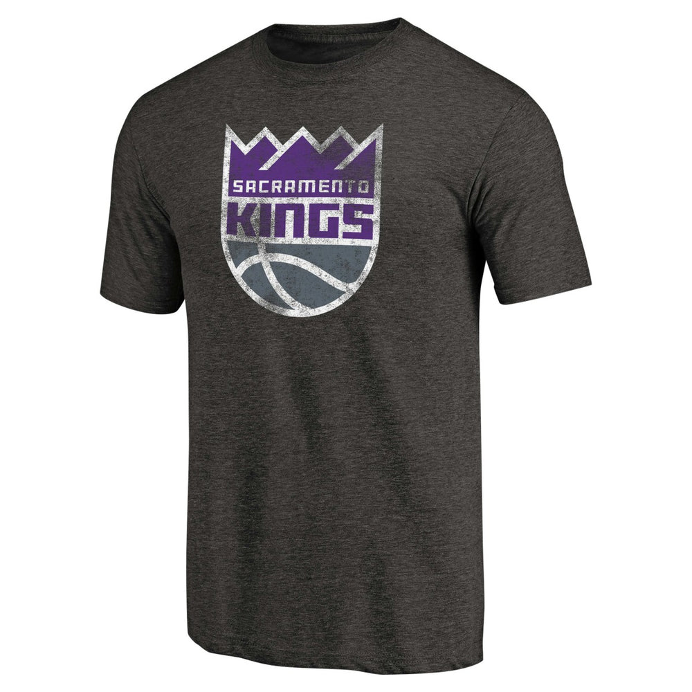 NBA Sacramento Kings Distressed Logo Tri-Blend T-Shirt