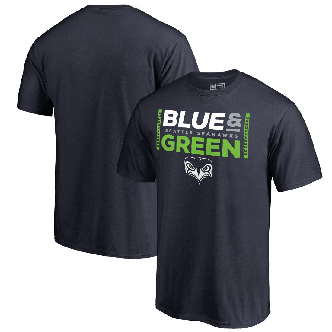 Alternate Team Logo Gear Blue & Green T-Shirt - Seattle Seahawks