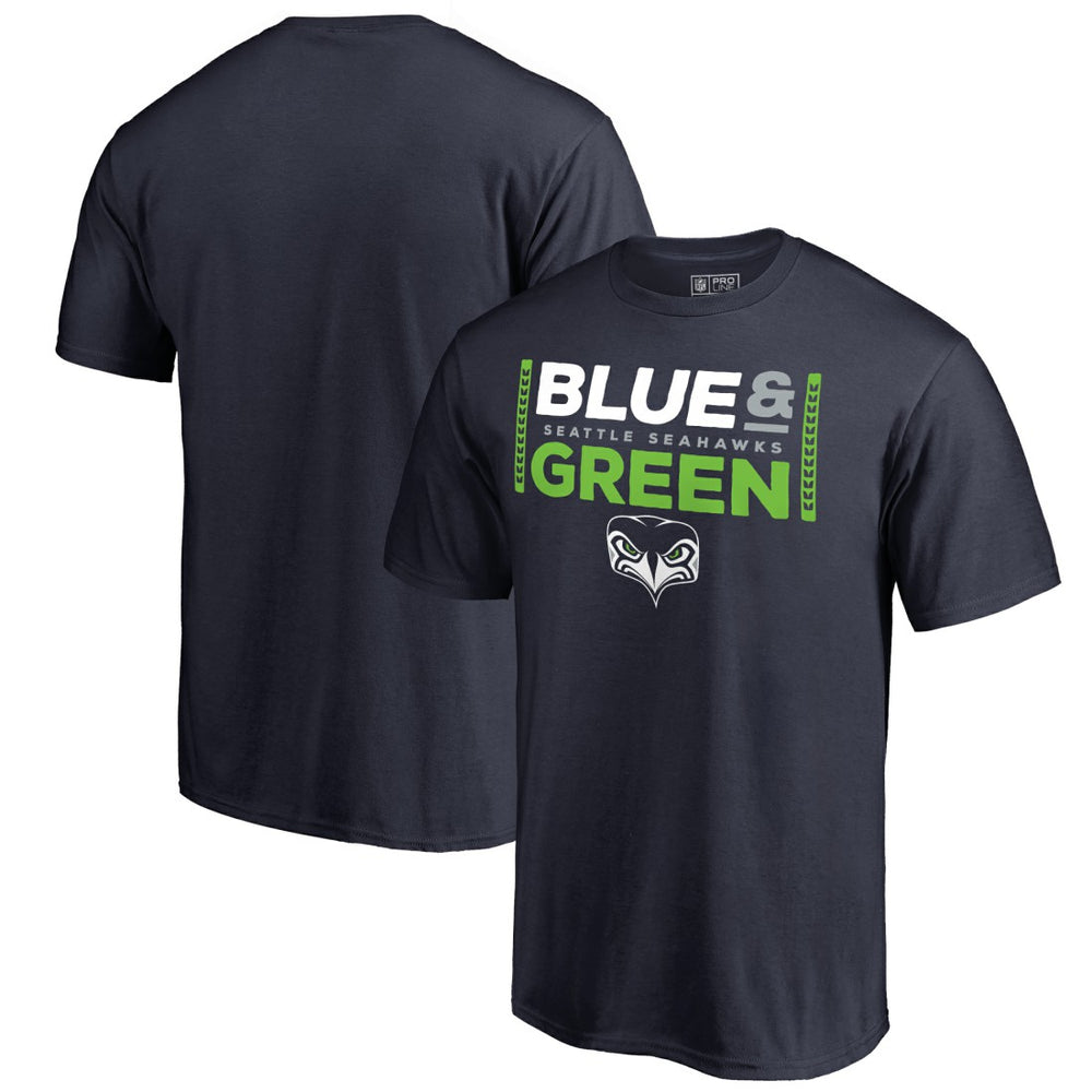 Alternate Team Logo Gear Blue & Green T-Shirt - Seattle Seahawks