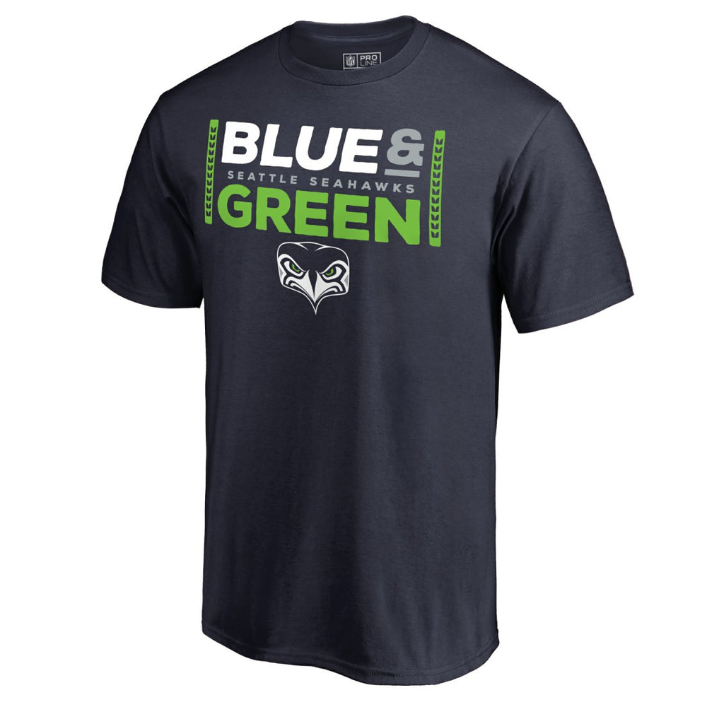 Alternate Team Logo Gear Blue & Green T-Shirt - Seattle Seahawks