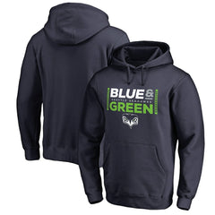 Alternate Team Logo Gear Blue & Green Pullover Hoodie - Seattle Seahawks