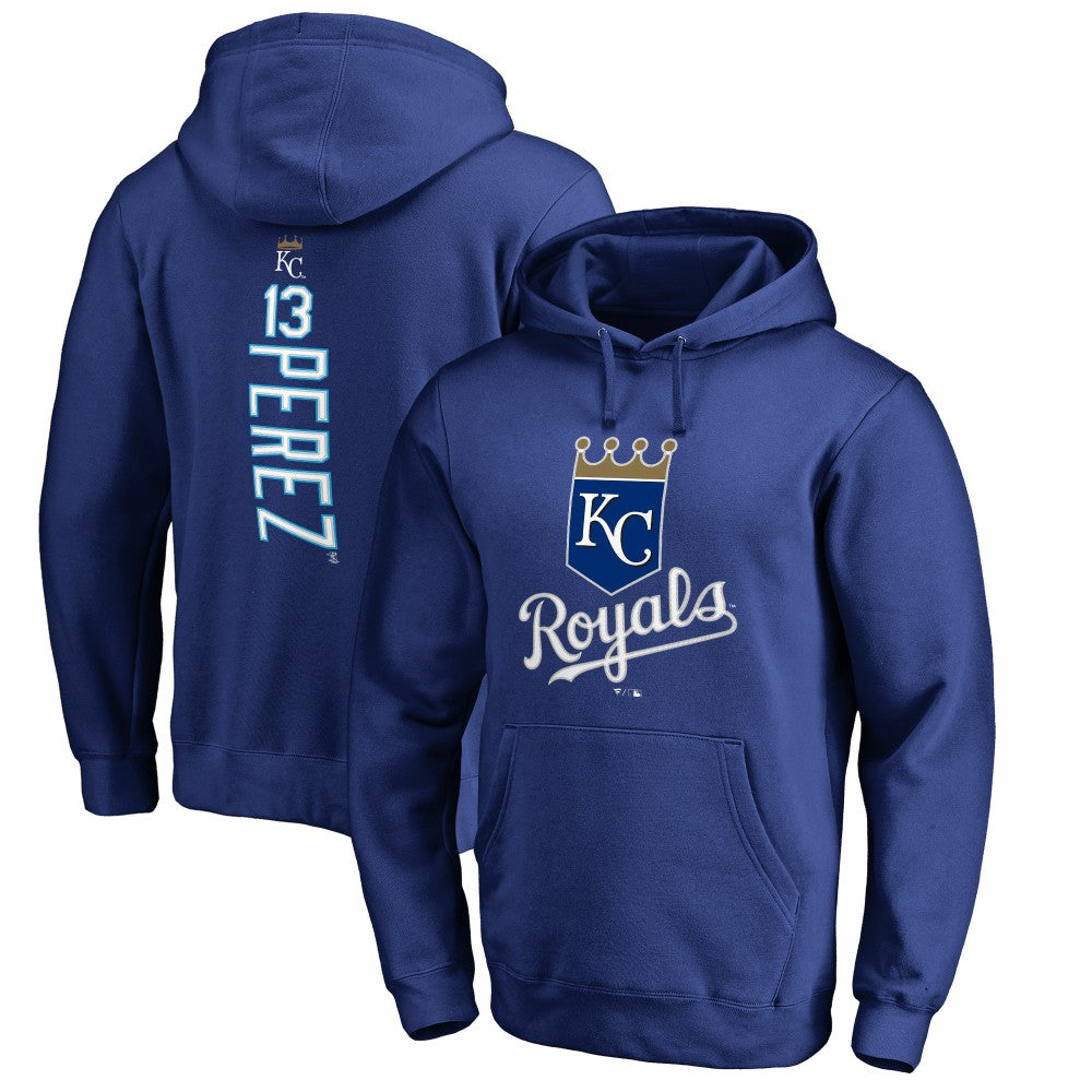 MLB Salvador Perez Kansas City Royals Backer Pullover Hoodie