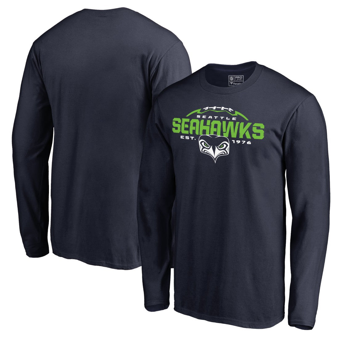 Alternate Team Logo Gear Flea Flicker Long Sleeve T-Shirt - Seattle Seahawks
