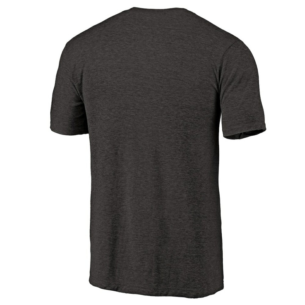 NHL Black Dallas Stars Vintage Collection Line Shift Tri-Blend T-Shirt