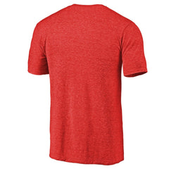 NHL Red New Jersey Devils Vintage Collection Line Shift Tri-Blend T-Shirt
