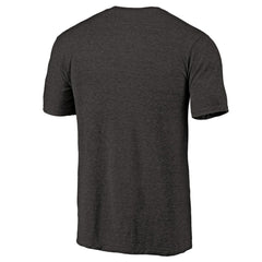 NHL Black San Jose Sharks Vintage Collection Line Shift Tri-Blend T-Shirt