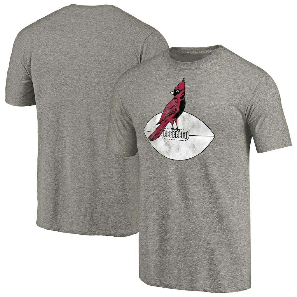 Throwback Logo Tri-Blend T-Shirt - Arizona Cardinals