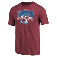 NHL Burgundy Colorado Avalanche Hometown Collection Tri-Blend T-Shirt