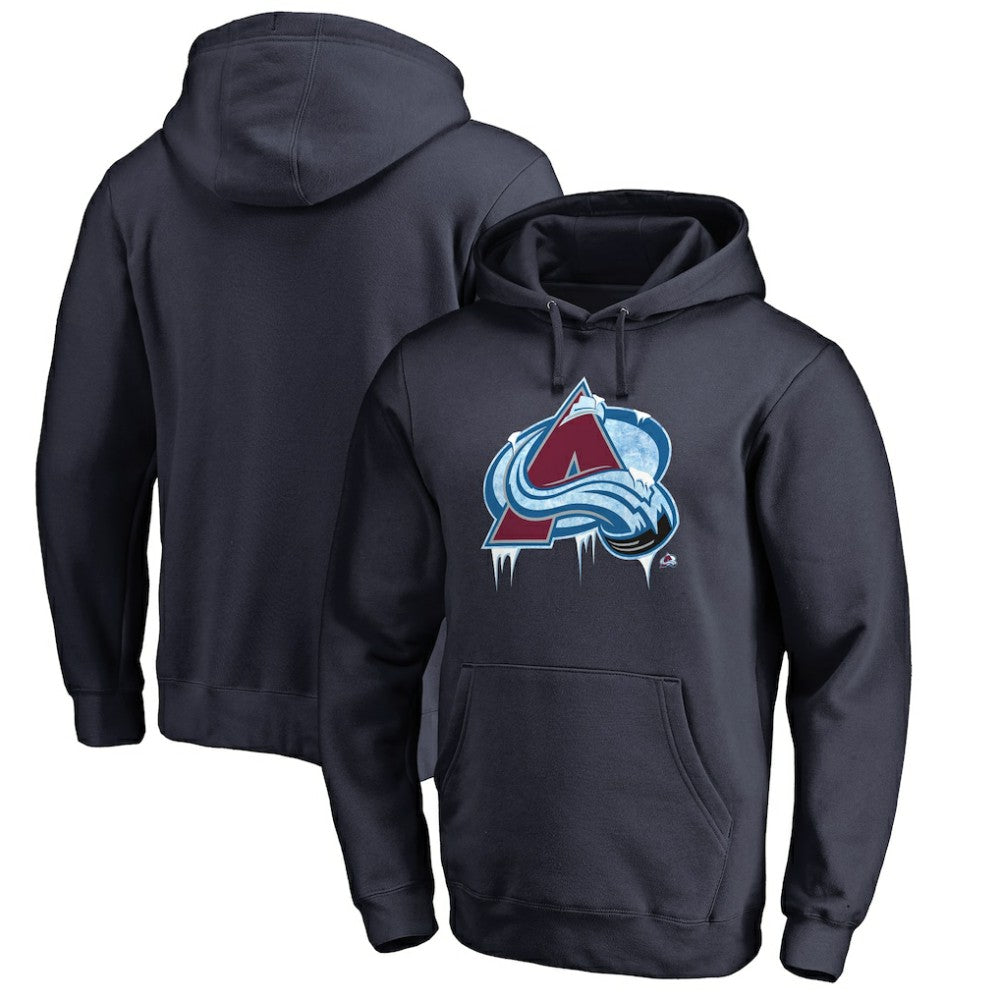 NHL Navy Colorado Avalanche Hometown Collection Pullover Hoodie